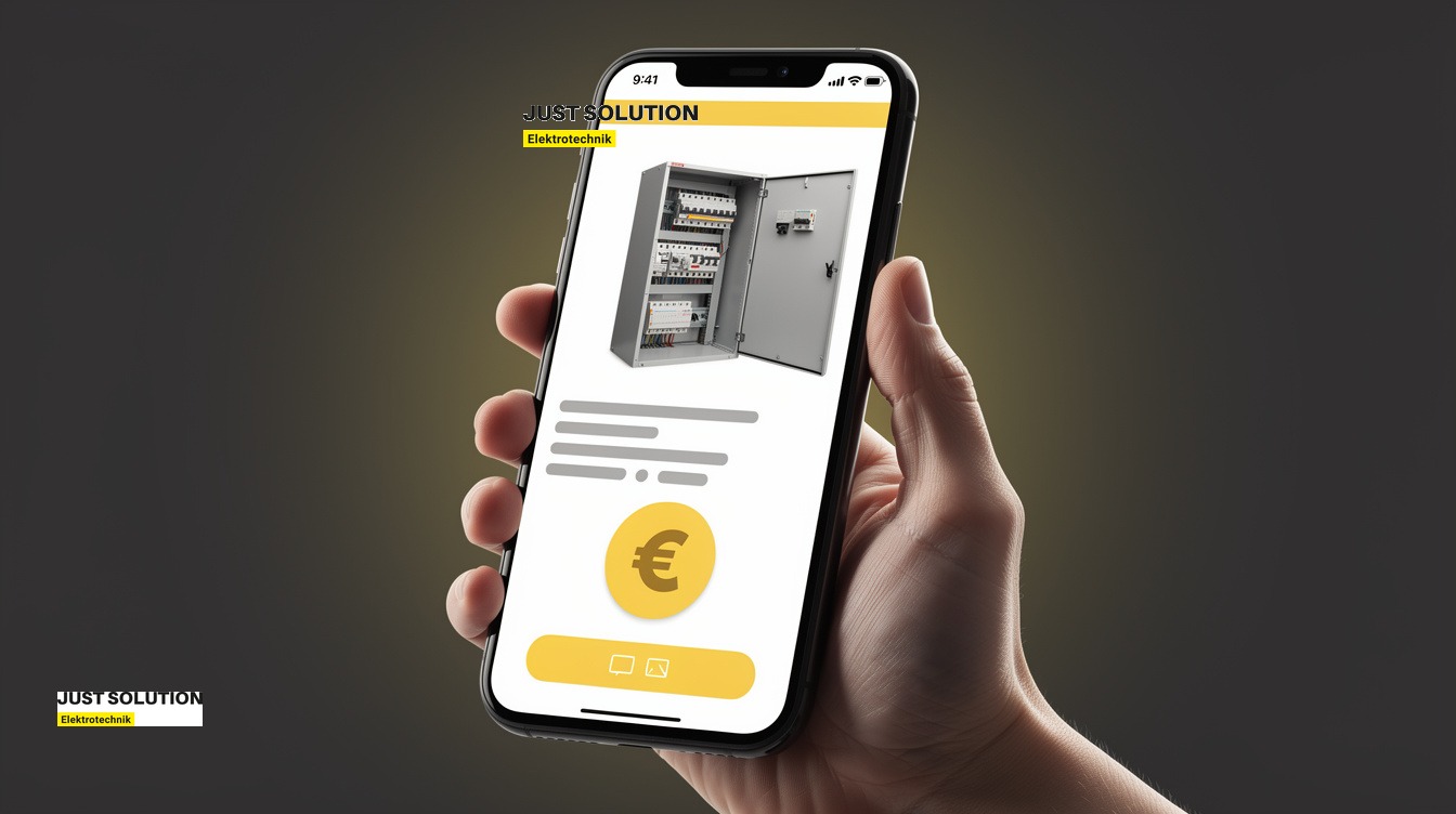 JustFyx App und Shop für Profi-Elektromaterial
